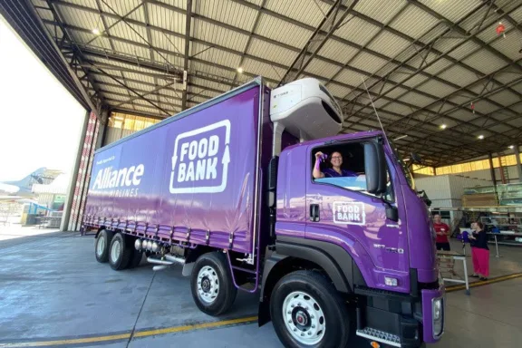 Foodbank Queensland Purple Truck