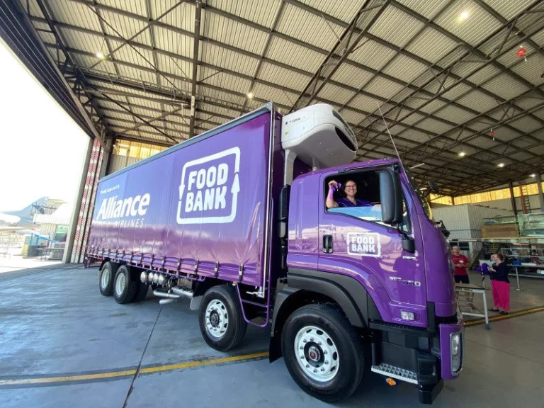 Foodbank Queensland Purple Truck